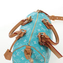 LOUIS VUITTON Speedy P9 Bandouliere 25 Bag Turquoise Blue M11561 Auth 211820SM-6