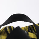 PRADA Banana Pattern Backpack Nylon Black Silver Auth 211821V-8