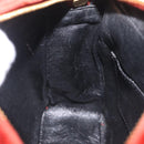 CHANEL Matelasse Hand Bag Leather Red Gold CC Auth 211822A-19