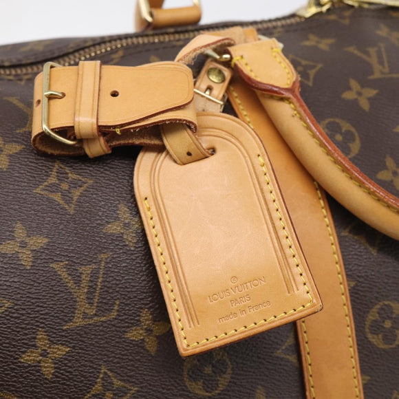 LOUIS VUITTON Monogram Keepall Bandouliere55 Boston Bag M41414 LV Auth 211823V
