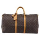 LOUIS VUITTON Monogram Keepall Bandouliere55 Boston Bag M41414 LV Auth 211823V-2