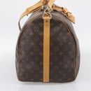 LOUIS VUITTON Monogram Keepall Bandouliere55 Boston Bag M41414 LV Auth 211823V-4