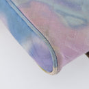 FENDI Zucca Canvas Shoulder Bag Multicolor Silver Auth 211831A-16