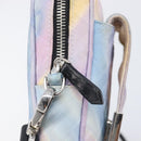 FENDI Zucca Canvas Shoulder Bag Multicolor Silver Auth 211831A-19