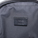 FENDI Zucca Canvas Shoulder Bag Multicolor Silver Auth 211831A-20