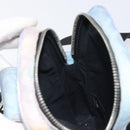 FENDI Zucca Canvas Shoulder Bag Multicolor Silver Auth 211831A-23