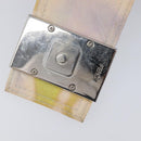 FENDI Zucca Canvas Shoulder Bag Multicolor Silver Auth 211831A-25