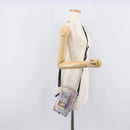 FENDI Zucca Canvas Shoulder Bag Multicolor Silver Auth 211831A-28