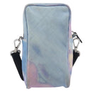 FENDI Zucca Canvas Shoulder Bag Multicolor Silver Auth 211831A-3