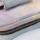 FENDI Zucca Canvas Shoulder Bag Multicolor Silver Auth 211831A-7