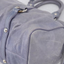 Miu Miu Hand Bag Vittero 2way Purple Silver Auth 211833V-12