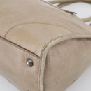 Miu Miu Hand Bag Leather 2way Beige Auth 211835A-13