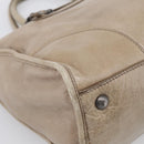 Miu Miu Hand Bag Leather 2way Beige Auth 211835A-14