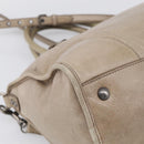 Miu Miu Hand Bag Leather 2way Beige Auth 211835A-16