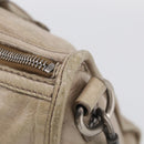 Miu Miu Hand Bag Leather 2way Beige Auth 211835A-19