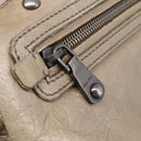 Miu Miu Hand Bag Leather 2way Beige Auth 211835A-31