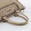 Miu Miu Hand Bag Leather 2way Beige Auth 211835A-7