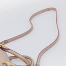 Miu Miu Hand Bag Vittero 2way Pink Gold Auth 211836V-10