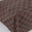 LOUIS VUITTON Damier Ebene Neverfull MM Tote Bag N51105 LV Auth 211839A-11