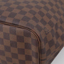LOUIS VUITTON Damier Ebene Neverfull MM Tote Bag N51105 LV Auth 211839A-12
