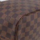 LOUIS VUITTON Damier Ebene Neverfull MM Tote Bag N51105 LV Auth 211839A-13