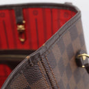 LOUIS VUITTON Damier Ebene Neverfull MM Tote Bag N51105 LV Auth 211839A-19