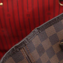 LOUIS VUITTON Damier Ebene Neverfull MM Tote Bag N51105 LV Auth 211839A-20