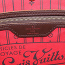 LOUIS VUITTON Damier Ebene Neverfull MM Tote Bag N51105 LV Auth 211839A-21