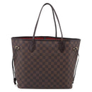 LOUIS VUITTON Damier Ebene Neverfull MM Tote Bag N51105 LV Auth 211839A-3
