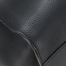 The Row Marlo 17 Tote Bag Calf Skin Black Silver Auth 211841SAM-10