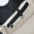 The Row Marlo 17 Tote Bag Calf Skin Black Silver Auth 211841SAM-19