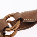 Cartier Hand Bag Leather Brown Gold Auth 211844V-10