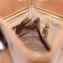 Cartier Hand Bag Leather Brown Gold Auth 211844V-21