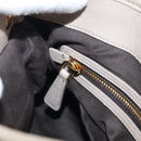 Miu Miu Hand Bag Leather 2way Beige Gold Auth 211847V-27