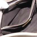 Miu Miu Hand Bag Leather 2way Beige Gold Auth 211847V-28