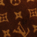LOUIS VUITTON Blanket Bath Towel Cotton Beige LV Auth 211848V-10