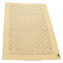 LOUIS VUITTON Blanket Bath Towel Cotton Beige LV Auth 211848V-11