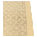 LOUIS VUITTON Blanket Bath Towel Cotton Beige LV Auth 211848V-15