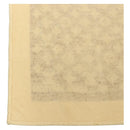 LOUIS VUITTON Blanket Bath Towel Cotton Beige LV Auth 211848V-16