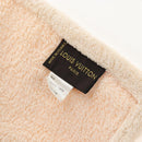 LOUIS VUITTON Blanket Bath Towel Cotton Beige LV Auth 211848V-18