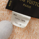 LOUIS VUITTON Blanket Bath Towel Cotton Beige LV Auth 211848V-19