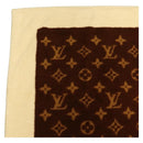 LOUIS VUITTON Blanket Bath Towel Cotton Beige LV Auth 211848V-2