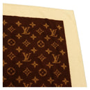 LOUIS VUITTON Blanket Bath Towel Cotton Beige LV Auth 211848V-3