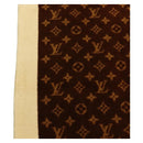 LOUIS VUITTON Blanket Bath Towel Cotton Beige LV Auth 211848V-4
