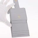 Miu Miu Wallet Leather Gray Gold Auth 211850M-15