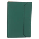 Cartier Must Line Card Case Leather Green Auth 211851M-3