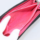 CHANEL Matelasse Cambon Line Long Wallet Lamb Skin Black Silver CC Auth 211852A-20