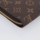 LOUIS VUITTON Monogram Totem Zippy Wallet Red Purple M61364 LV Auth 211853M-11