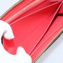 LOUIS VUITTON Monogram Totem Zippy Wallet Red Purple M61364 LV Auth 211853M-21