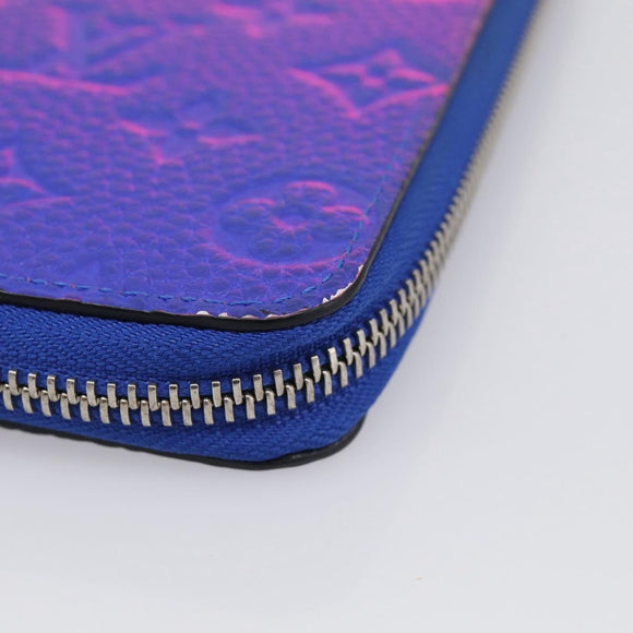 LOUIS VUITTON Taurillon Clemence Illusion Zippy Wallet Vertical Auth 211854SAM